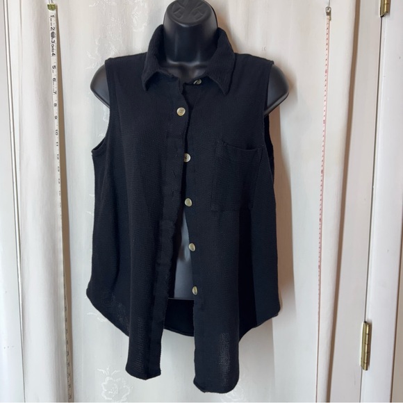 Vintage Women's 2XS Button-Down Sweater Vest - Picture 1 of 6